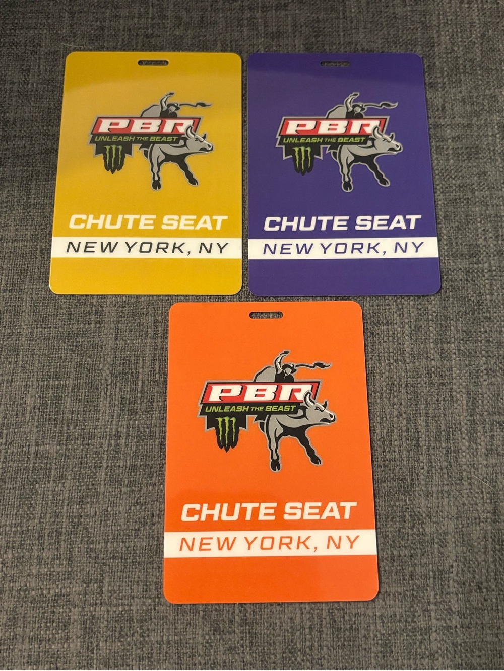 Professional Bull Riding New York City New York Passes Collector’s Purposes